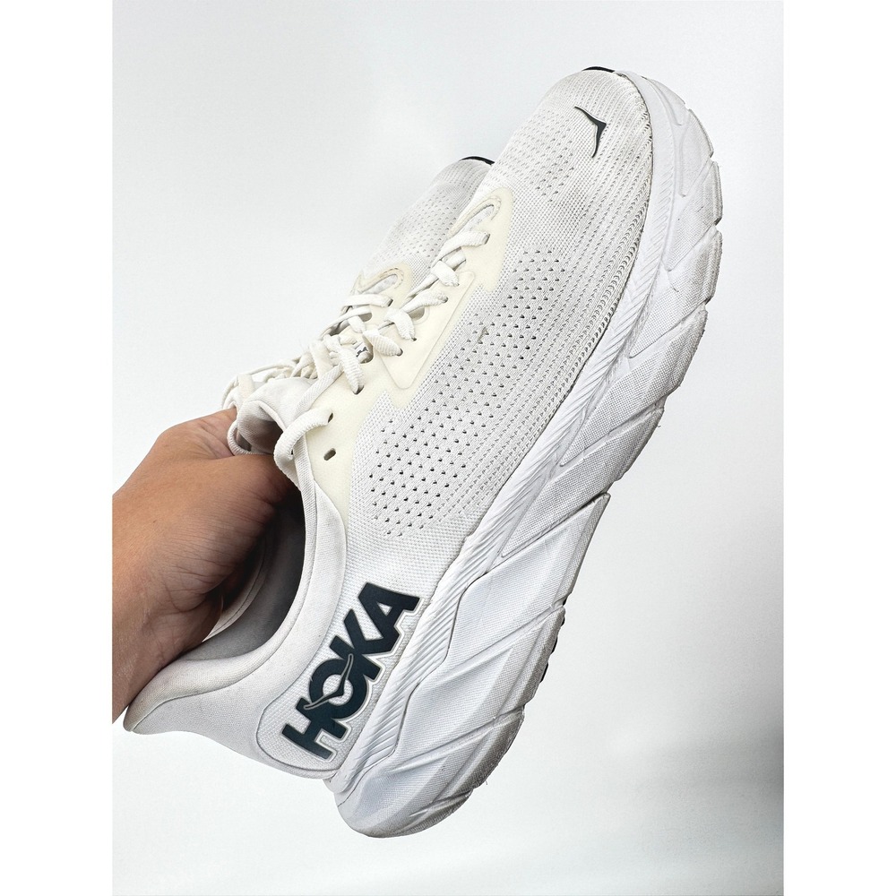 Hoka Arahi 7 Running Shoes Mens 10 White